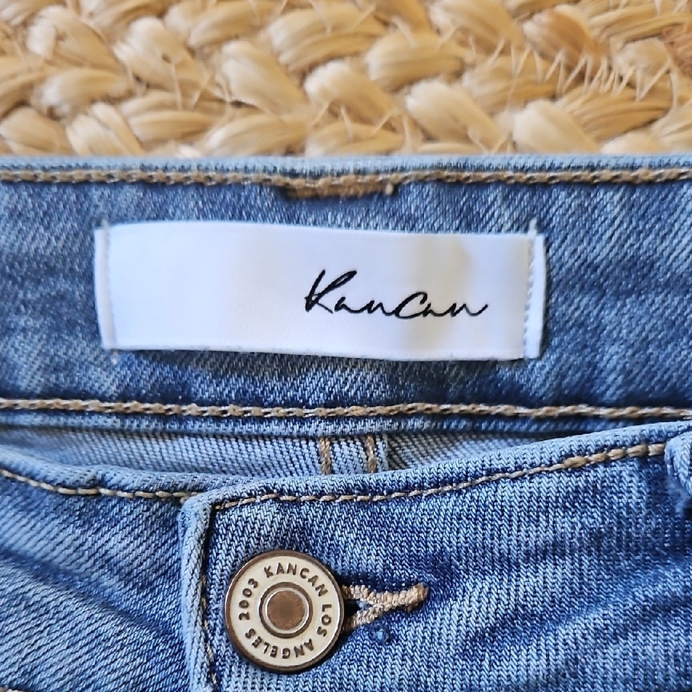 KanCan Medium Blue Flare Jeans - Picture 4 of 5